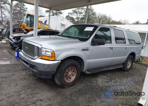 2000 Ford Excursion Xlt из США, поврежденный, VIN 1FMNU40L7YEC77413